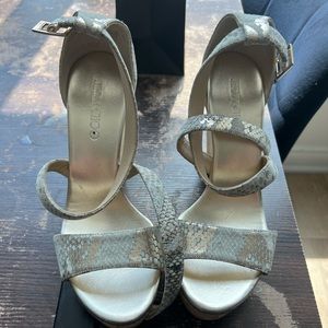 Jimmy choo authentic wedges, size 40.5 , never worn outside
